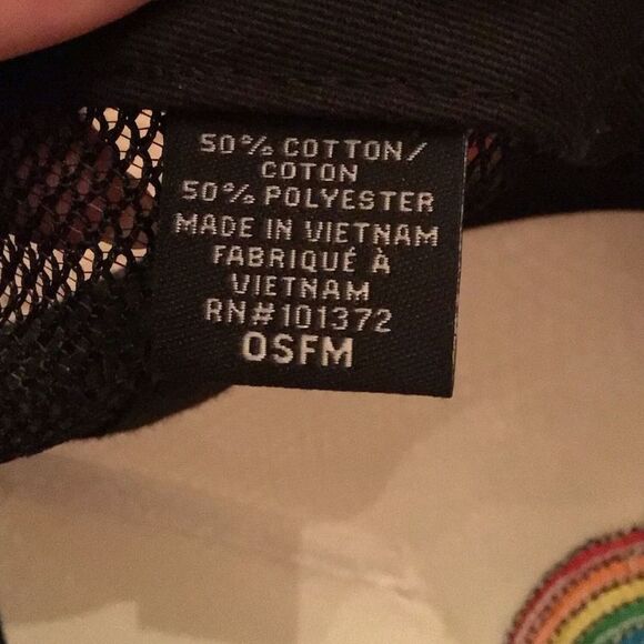 Love Is Love Rainbow Stitch Trucker Hat - Picture 4 of 4